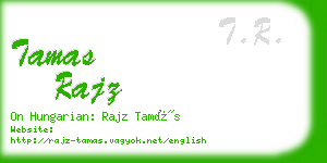 tamas rajz business card